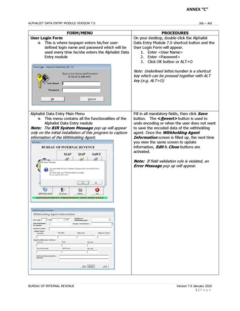 bir alphalist 7.0 download|Alphalist Data Entry and Validation Module (Version 7.0) is now .